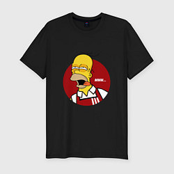 Футболка slim-fit KFC Homer, цвет: черный