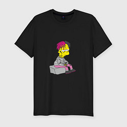 Футболка slim-fit Bart: Lil Peep, цвет: черный