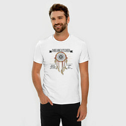 Футболка slim-fit Dreamcatcher, цвет: белый — фото 2