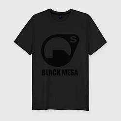 Футболка slim-fit HL: Black mesa, цвет: черный