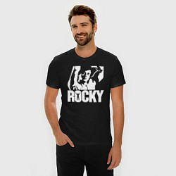 Футболка slim-fit Rocky Balboa, цвет: черный — фото 2