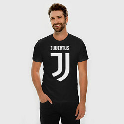 Футболка slim-fit FC Juventus, цвет: черный — фото 2