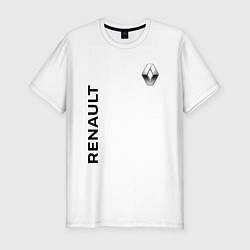 Футболка slim-fit Renault Style, цвет: белый