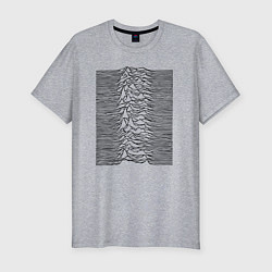 Футболка slim-fit Unknown Pleasures, цвет: меланж