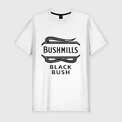 Футболка slim-fit Bushmills black bush, цвет: белый