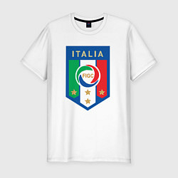 Мужская slim-футболка Italia FIGC