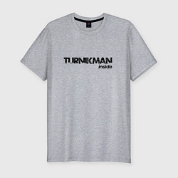 Футболка slim-fit Turnikman Inside, цвет: меланж