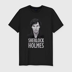 Футболка slim-fit Sherlock Holmes, цвет: черный