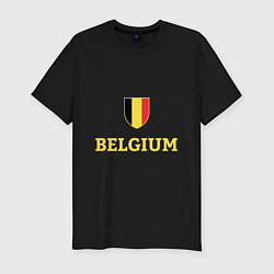 Мужская slim-футболка Belgium