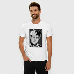 Футболка slim-fit XXXtentacion portrait, цвет: белый — фото 2