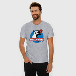 Футболка slim-fit Chilly Willy, цвет: меланж — фото 2