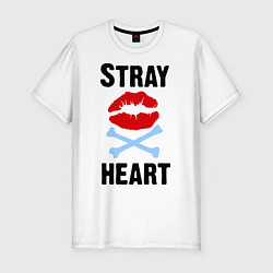 Мужская slim-футболка Stray heart