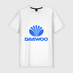 Футболка slim-fit Logo daewoo, цвет: белый