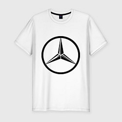 Футболка slim-fit Mercedes-Benz logo, цвет: белый