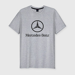 Футболка slim-fit Logo Mercedes-Benz, цвет: меланж