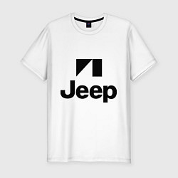 Мужская slim-футболка Jeep logo