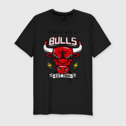 Футболка slim-fit Chicago Bulls est. 1966, цвет: черный