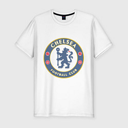 Футболка slim-fit Chelsea FC, цвет: белый