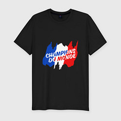 Мужская slim-футболка Champions Du Monde