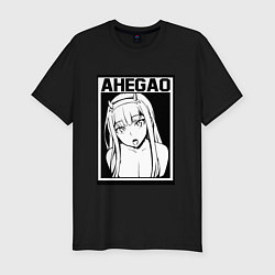 Футболка slim-fit AHEGAO, цвет: черный