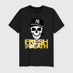 Мужская slim-футболка Fresh til Death