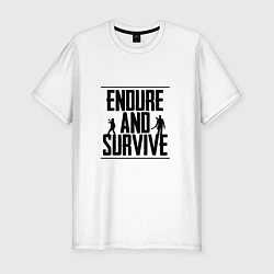 Мужская slim-футболка Endure & Survive