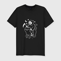 Футболка slim-fit Cat Got Your Soul, цвет: черный