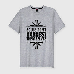 Футболка slim-fit Harvest Themselves, цвет: меланж