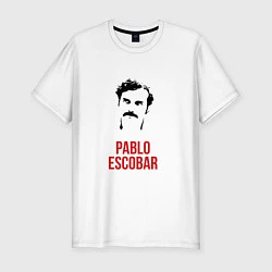 Футболка slim-fit Pablo Escobar, цвет: белый