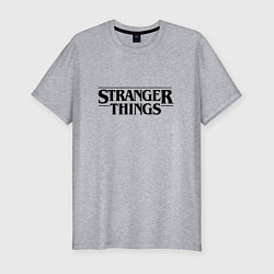 Футболка slim-fit Stranger Things, цвет: меланж