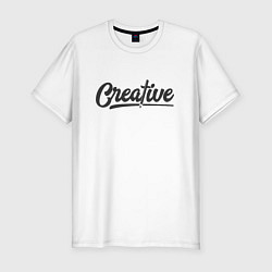 Мужская slim-футболка Creative Style