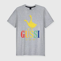 Мужская slim-футболка GUSSI Rainbow
