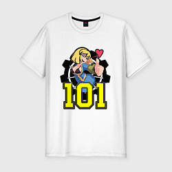 Футболка slim-fit Fallout: 101 Girl, цвет: белый