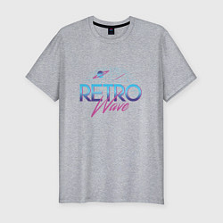Футболка slim-fit Retrowave Spacetraveling, цвет: меланж
