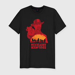 Футболка slim-fit Red Dead Redemption 2, цвет: черный