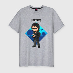 Футболка slim-fit ДУШЕГУБ FORTNITE, цвет: меланж