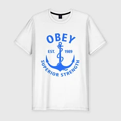 Мужская slim-футболка OBEY: Suprerior Strength