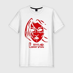 Мужская slim-футболка Dota 2: Lina