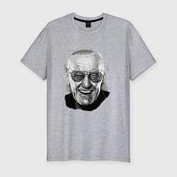 Мужская slim-футболка Стен Ли