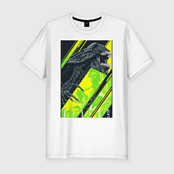 Футболка slim-fit Чужой alien, цвет: белый