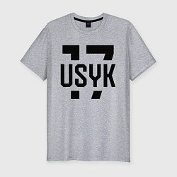 Футболка slim-fit USYK 17, цвет: меланж