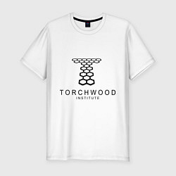 Футболка slim-fit Torchwood Institute, цвет: белый