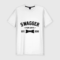 Мужская slim-футболка SWAGGER