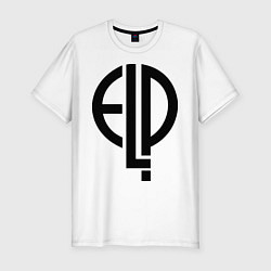 Футболка slim-fit E.L.P, цвет: белый