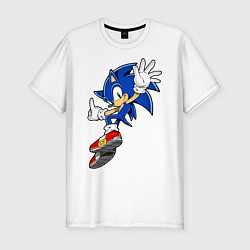 Футболка slim-fit Sonic, цвет: белый