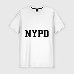 Футболка slim-fit NYPD, цвет: белый