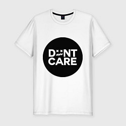 Мужская slim-футболка Dont Care