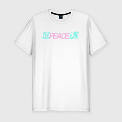 Футболка slim-fit Рас peace дяй, цвет: белый