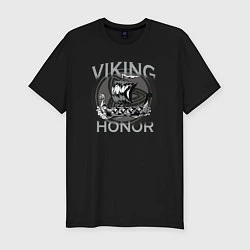 Футболка slim-fit Viking Honor, цвет: черный
