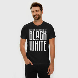 Футболка slim-fit Juventus: Black & White, цвет: черный — фото 2